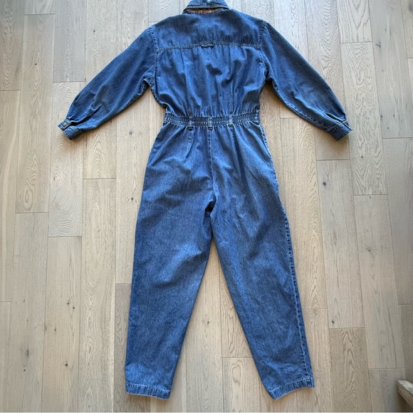 Vintage Women's Denim Jumpsuit Size Small - Picture 2 of 8